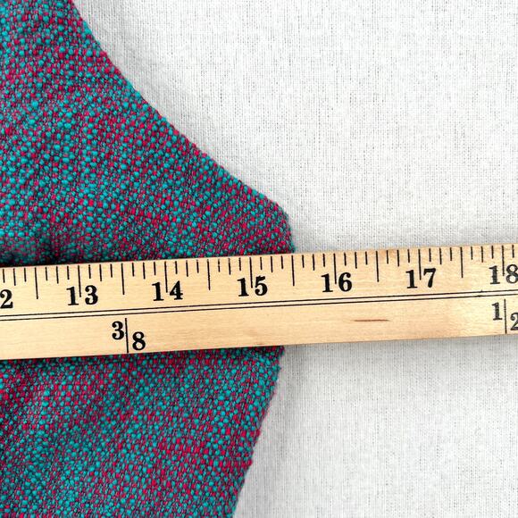 RACHEL COMEY Agitator Top 2 Pink Blue Stretch Woven Tweed Knit Peplum Tank NWT - Picture 13 of 16